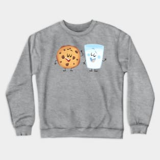 cookie and milk Crewneck Sweatshirt